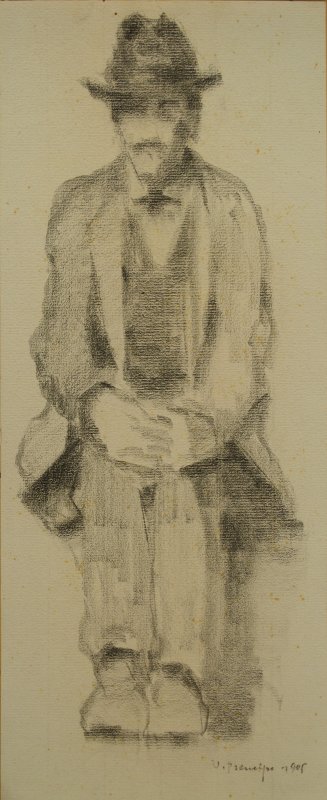 1905 - Empirismo (studio per la figura del I pannello)